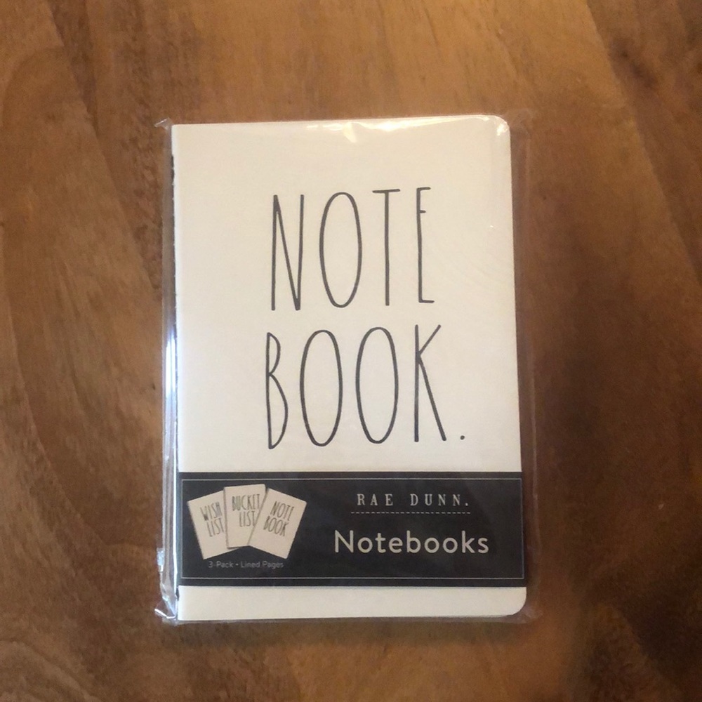 Rae Dunn note books